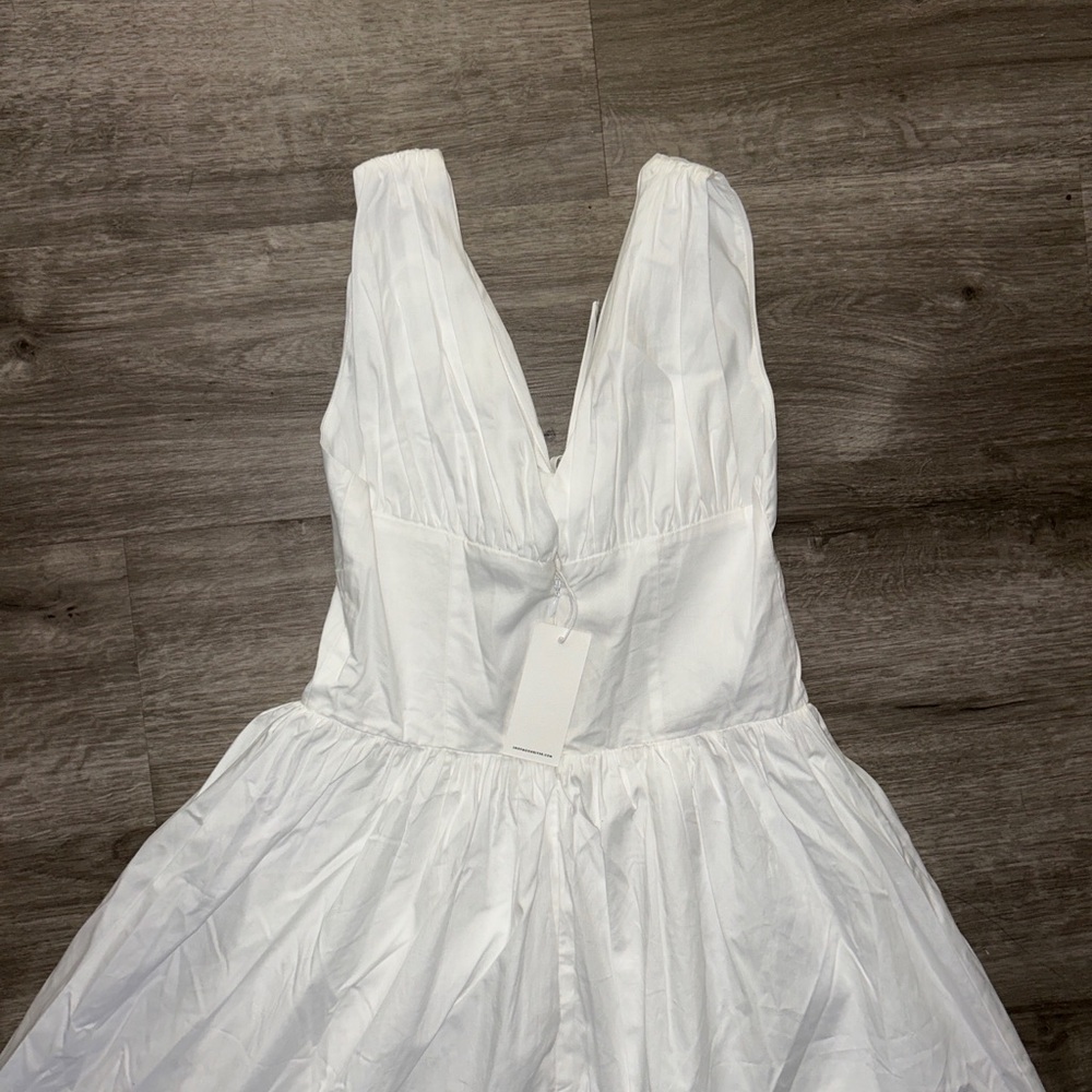 Moon River V Neck Corset Midi Dress - Picture 9 of 15